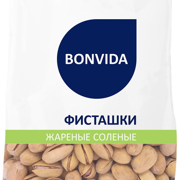 Фисташки BONVIDA жареные соленые, 500 г