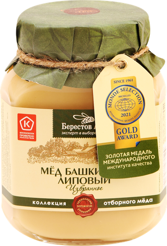 

Мед Берестов А.С. Башкирхан липовый 500 г