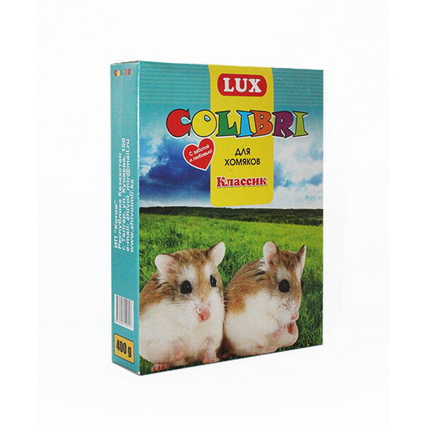 Корм LUX COLIBRI для хомяков основной рацион, 400 гр, шт