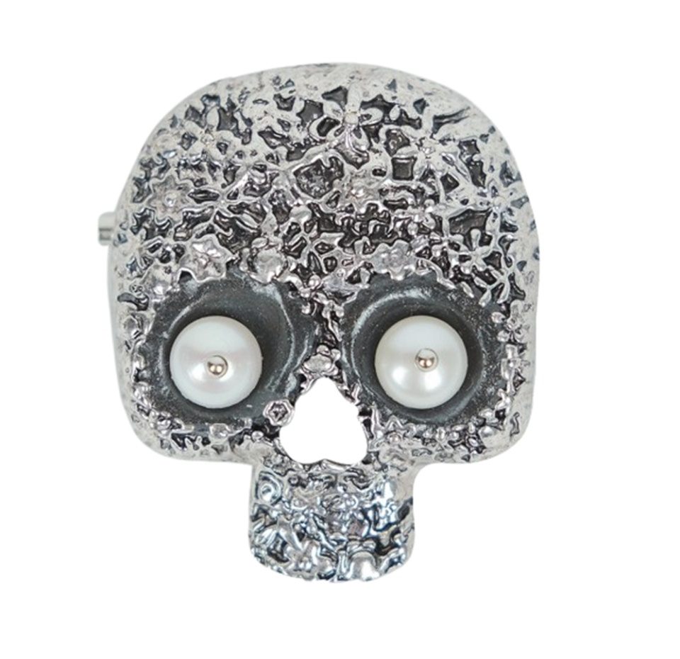 

Сувенир Carolon брошь "Череп с жемчугом", Россия