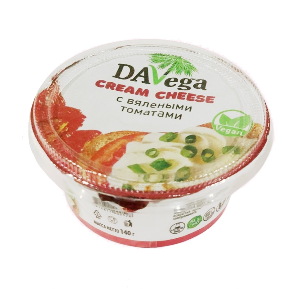 

Крем Davega на растительных маслах Кремчиз вяленные томаты м.ж.д. 20% 140 г