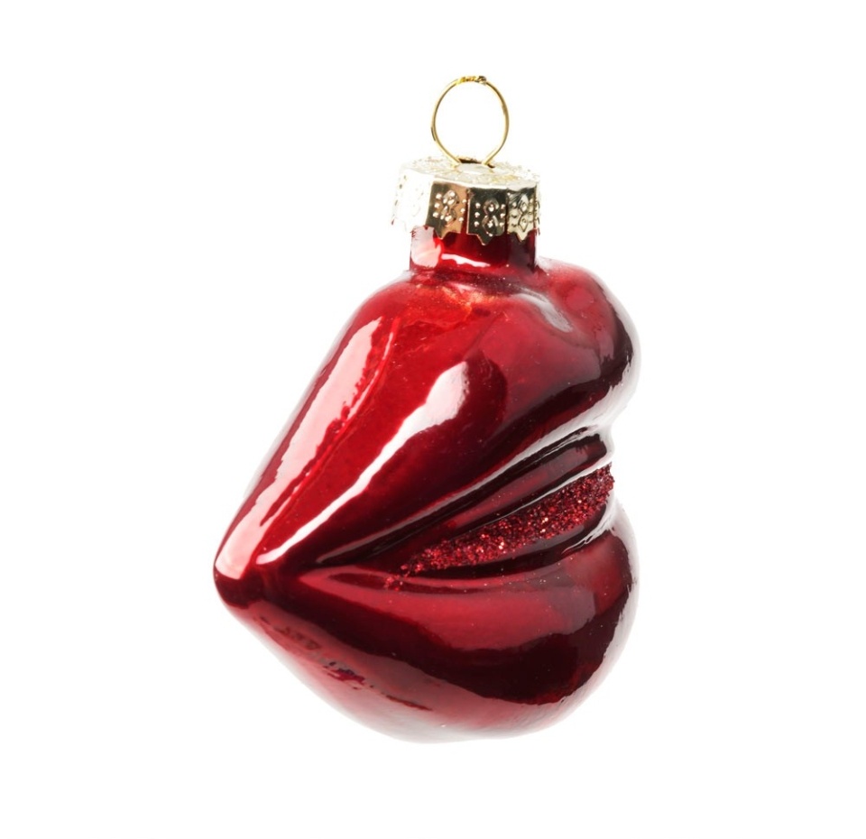 

Игрушка для елки Коллекция Традиции Губы красные 8 см Goodwill 1 шт Китай