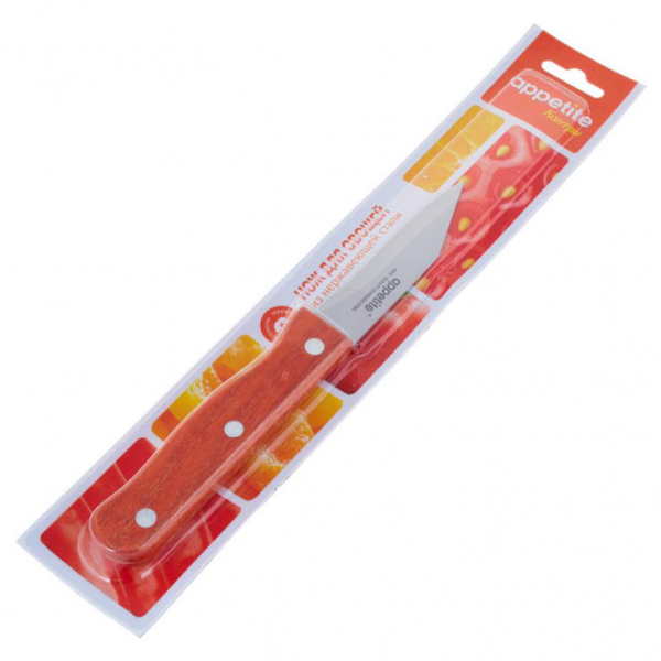 Нож для чистки овощей Кантри, 7 см ТМ Appetite (Аппетит)