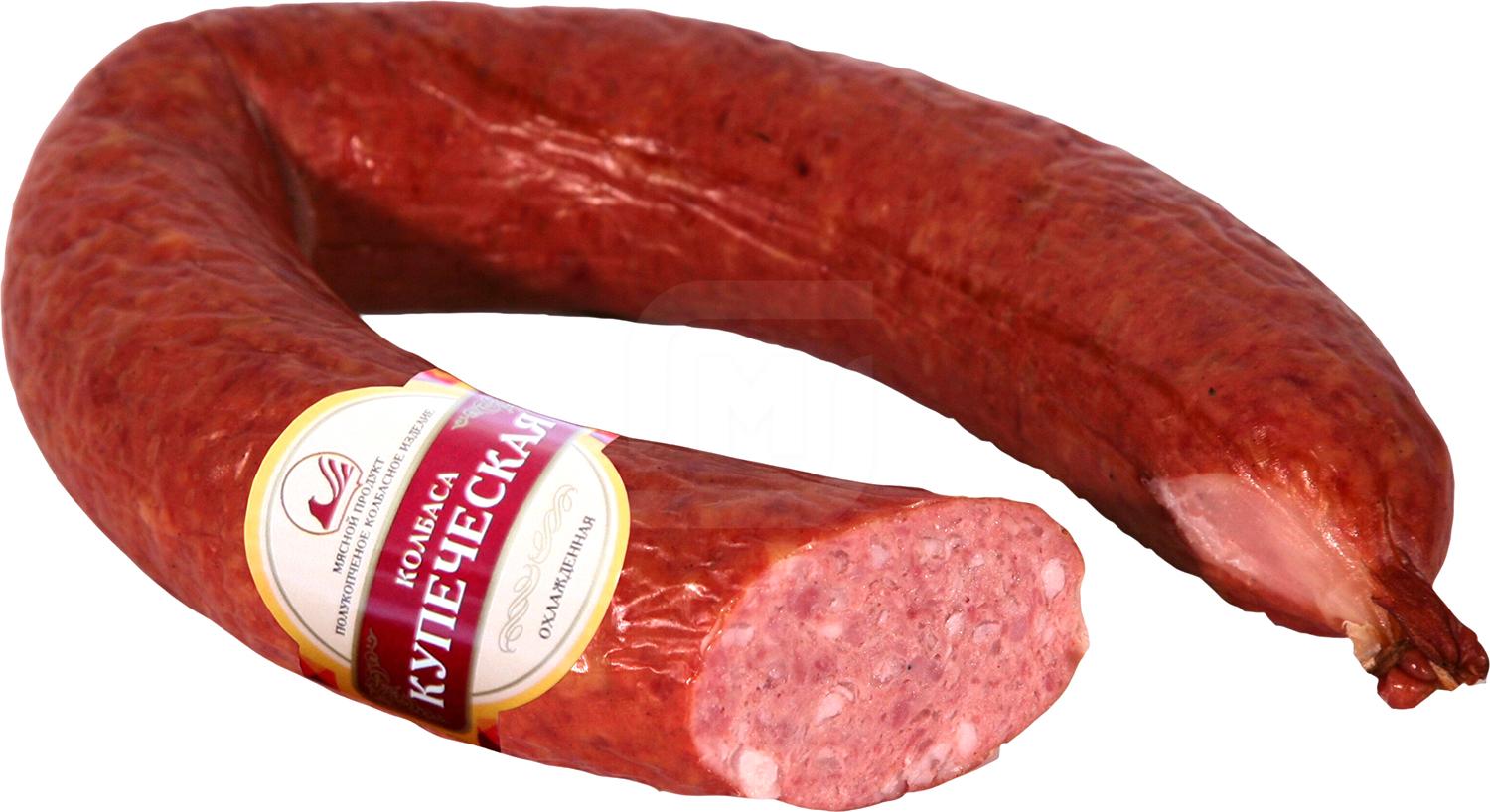 

Колбаса Атрус купеческая полукопченая