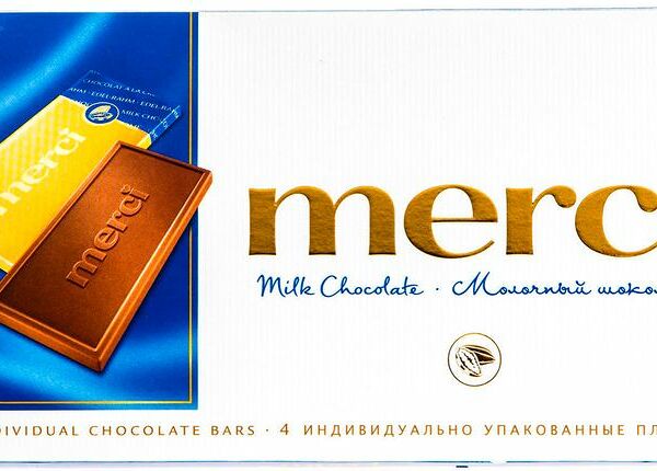 Шоколад молочный Merci, 100г