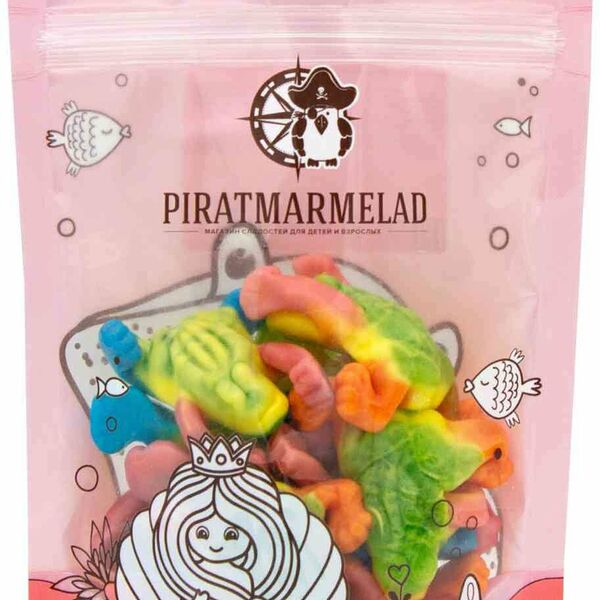 Мармелад жевательный Piratmarmelad Тропические лягушки