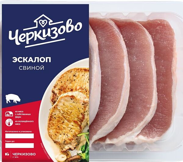 Эскалоп свиной Черкизово 500г