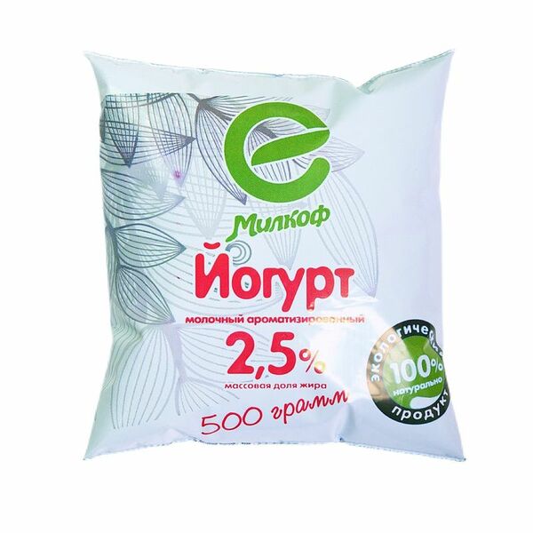Йогурт питьевой МИЛКОФ ароматизированный 2,5%, без змж