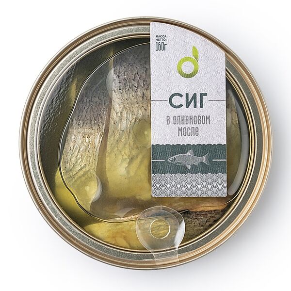 Сиг EcoFood Armenia в оливковом масле, 160 г