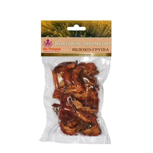 Лакомство для грызунов MS.OCTOPUS Коктейль яблоко, груша 120г