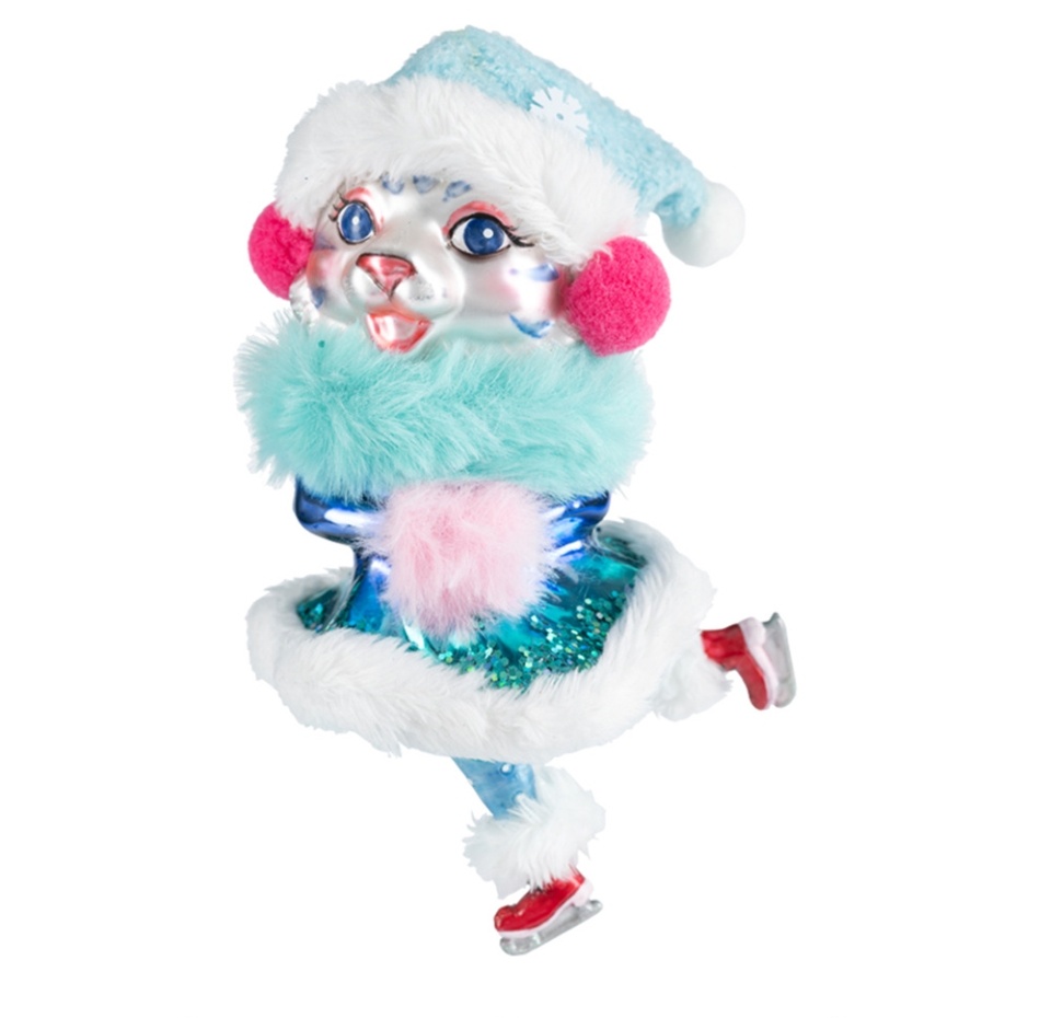 

Игрушка для елки Коллекция Традиции Holiday Classics, Тигрица Ледовый балет стекло, 8,5х7,5х14 см, Китай