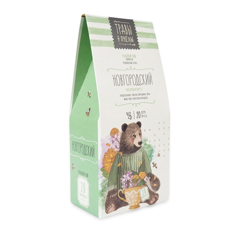 

Чай травяной Травы и пчелы Новгородский, 30 г