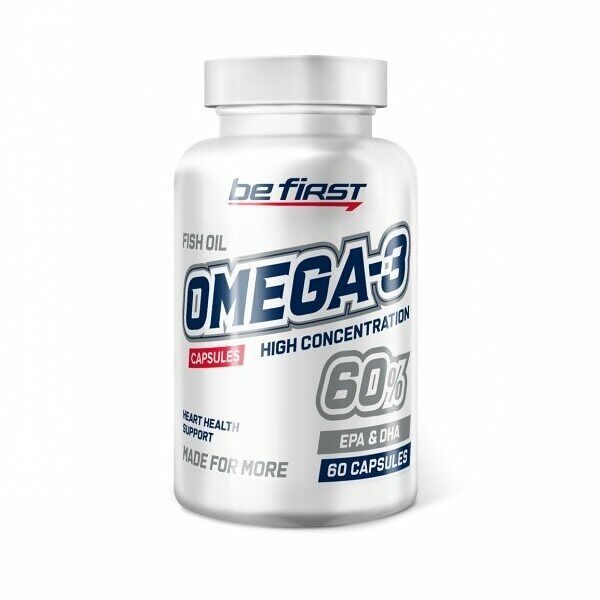 Be First Omega-3 60% High Concentration капсулы 60 шт