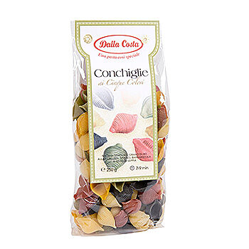 Макаронные изделия Dalla Costa Конкилье цветные