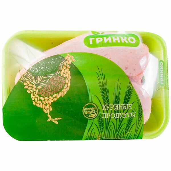Грудка куриная ГРИНКО охл. подложка вес до 1.6 кг