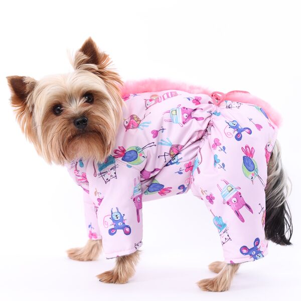 Комбинезон для собак Розовый сон 32см XL розовый (девочка)