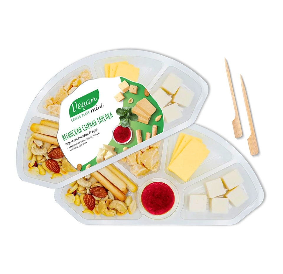 

Веганская сырная тарелка Vegan cheese plate Вкусный стандарт 120 г