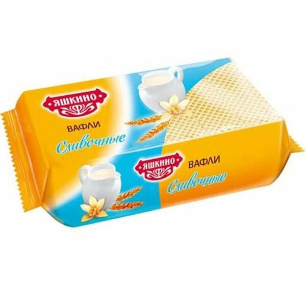 Вафли Яшкино Яшкинские сливочные, 200г