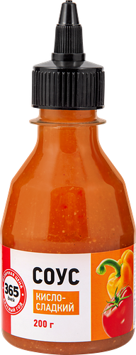 Соус 365 ДНЕЙ Кисло-сладкий, 200г