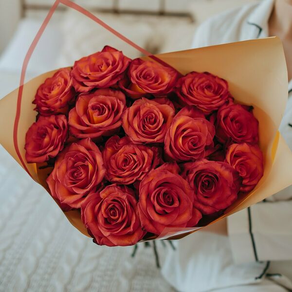 Букет из роз сорта 