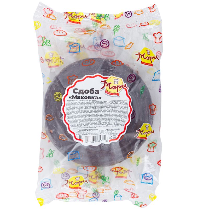 

Сдоба Фирма Мэри Маковка 90 г
