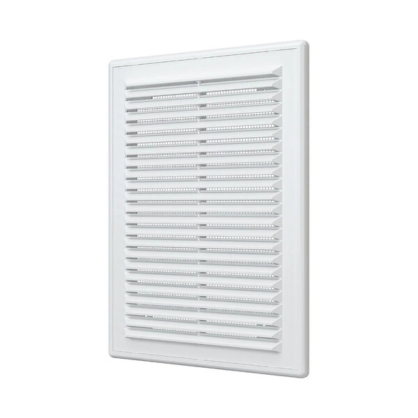 Решетка вентиляционная вытяжная, 183х253 мм, пластик