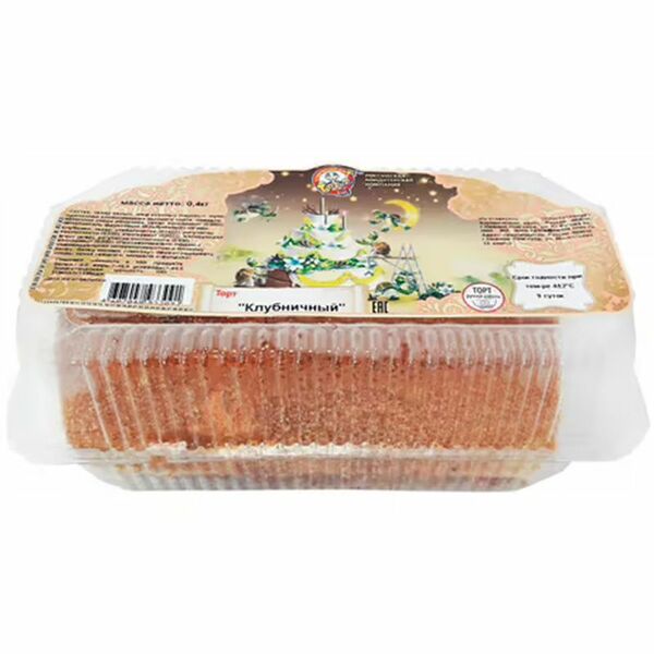 Торт ТОРТИЛА Клубничный