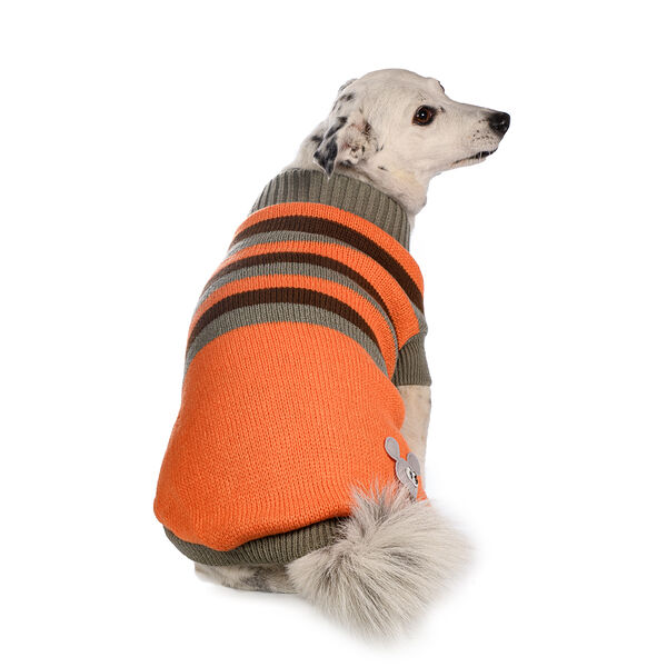 Свитер для собак 55см 4XL оранжевый (унисекс)