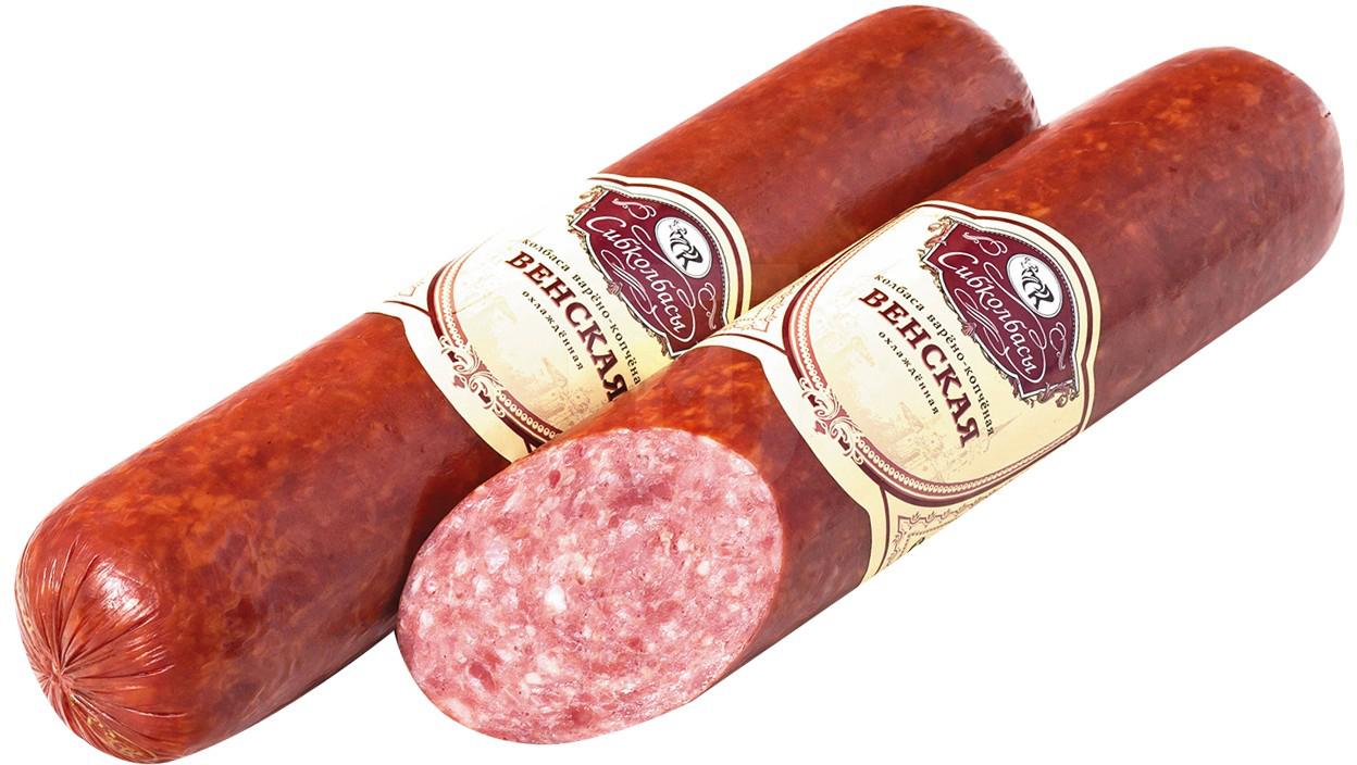 

Колбаса Сибирские Колбасы Венская варено-копченая