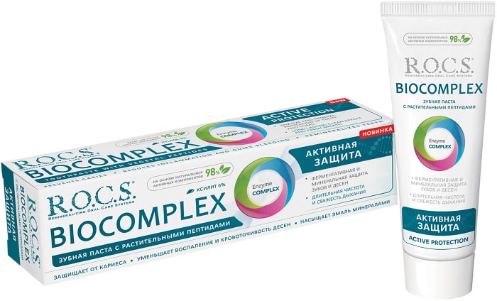 

Зубная паста R.O.C.S. Biocomplex Активная защита 94 г