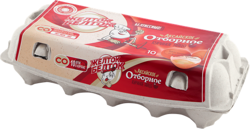 

Яйца куриные Желток Белток Отборные С0 коричневое 10 шт