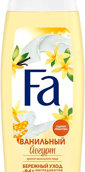 Fа Гель для душа Йогурт Ванильный мед, 250 мл
