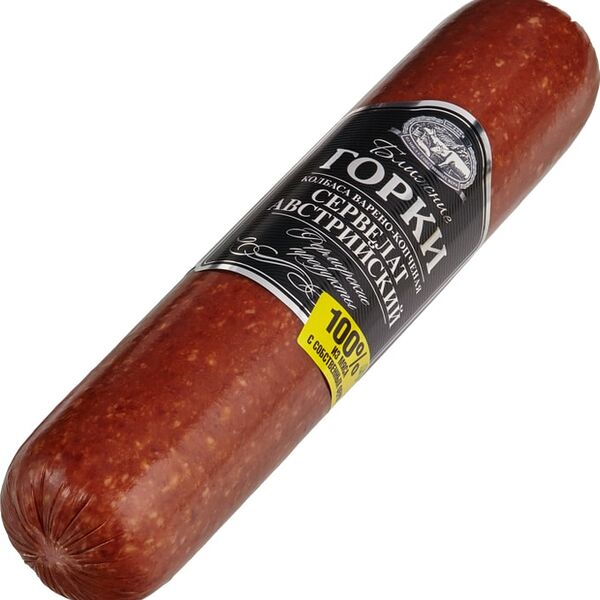 Колбаса Ближние горки сервелат Австрийский 0.7-0.9кг