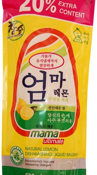 Бальзам для мытья посуды овощей и детских принадлежностей Mama Ultimate Лимон 600мл