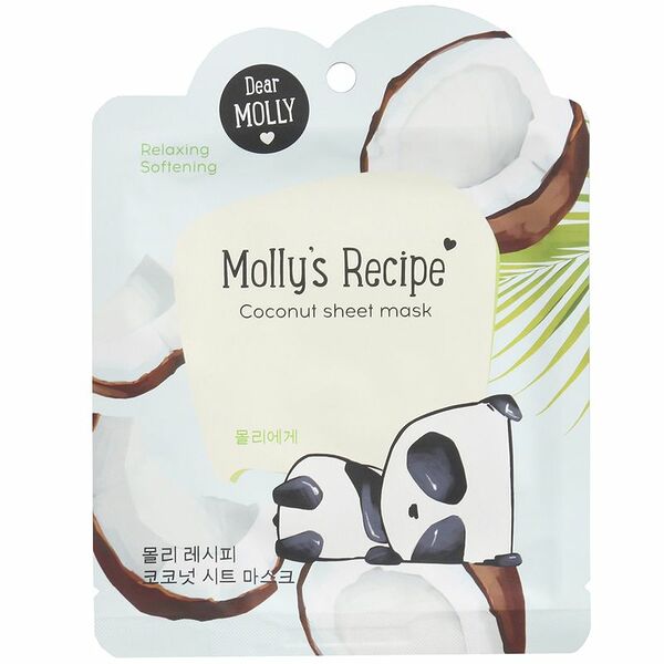 Тканевая маска Рецепты Молли Кокос