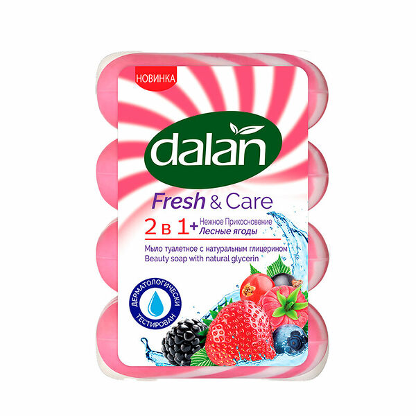 Туалетное мыло Dalan Fresh & Care Creamy Touch Forest Fruits 4*90 г