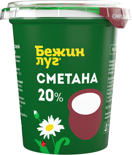 

Сметана Бежин Луг 20% 300 г