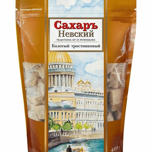 Сахаръ Невский тростниковый, 420г