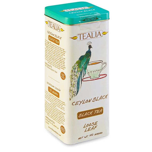 Чай черный TeaLia Ceylon листовой
