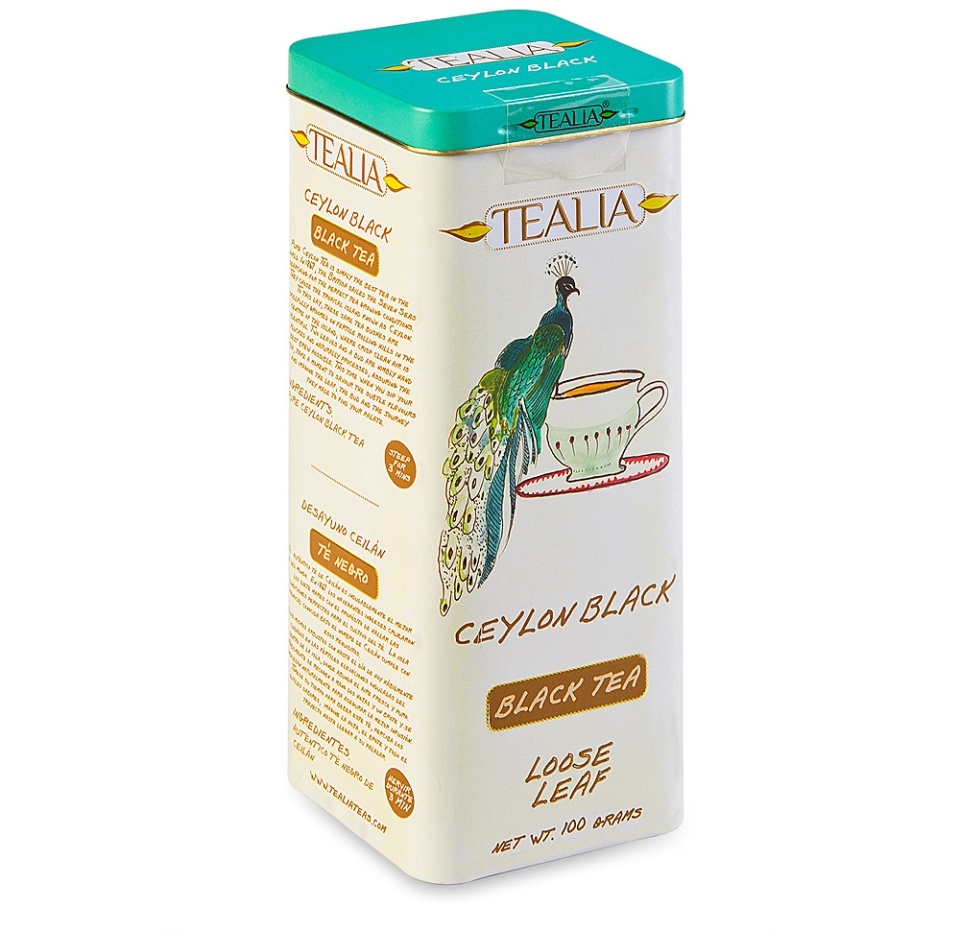 

Чай черный TeaLia Ceylon листовой