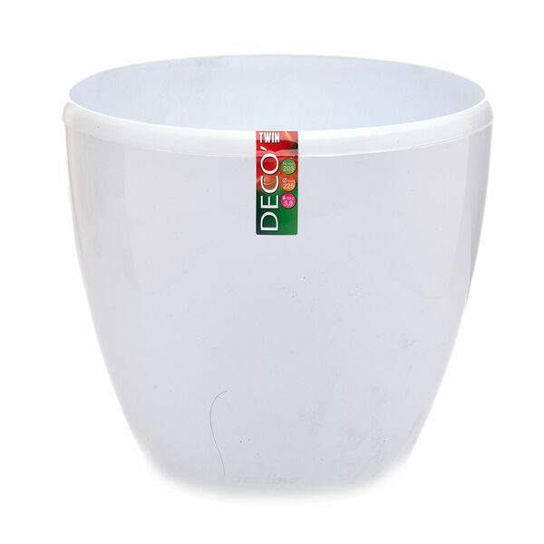 Горшок Деко Твин 5,8л белый ТМ Santino (Сантино)