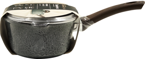 

Ковш HOMECLUB Timeless, литой алюминий, антипригарное покрытие, soft touch, стеклянная крышка, 1.5л, Арт. Ti-1,5