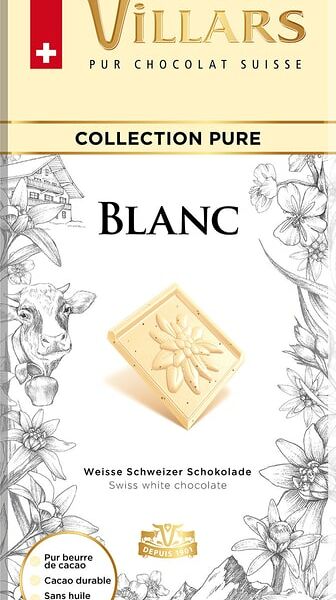 Шоколад Villars Белый с ванилью 100г
