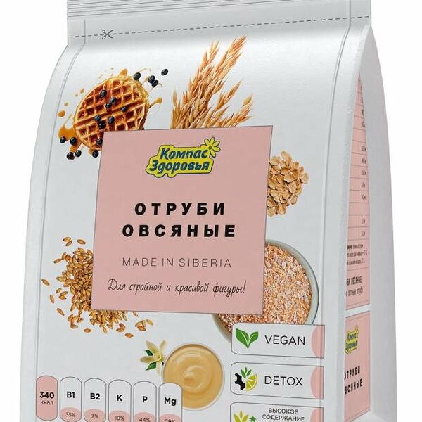 Отруби овсяные Компас Здоровья 200 г