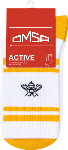 Носки женские OMSA DONNA с высокой резинкой, в ассортименте, Арт. OMSA ACTIVE 153 р.35-41