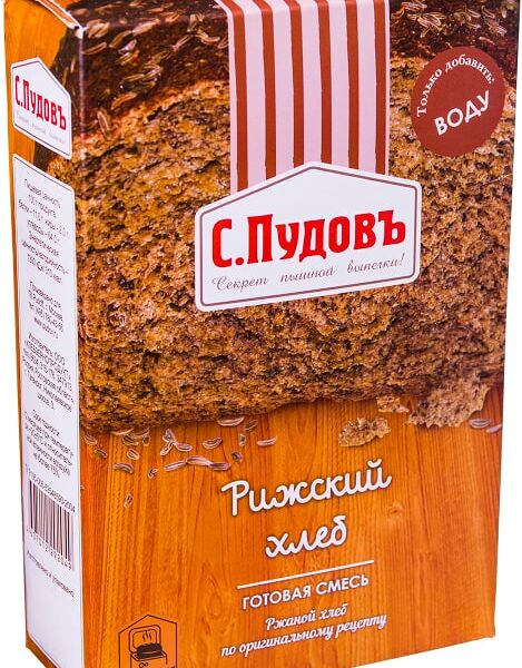 Смесь для выпечки С.Пудовъ Рижский хлеб 500г
