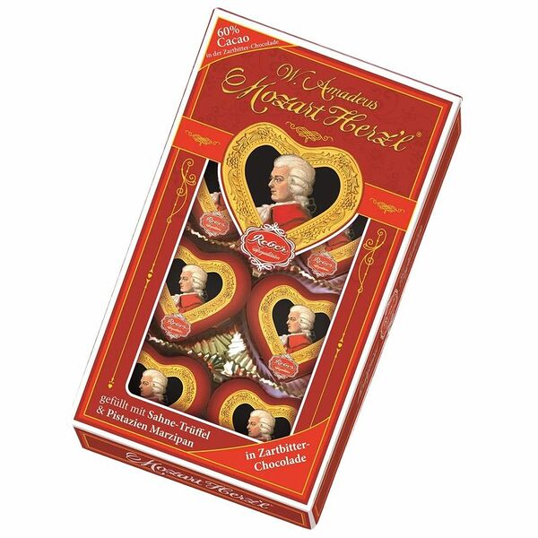 Конфеты Reber Сердечки-мини из молочного шоколада, 80г