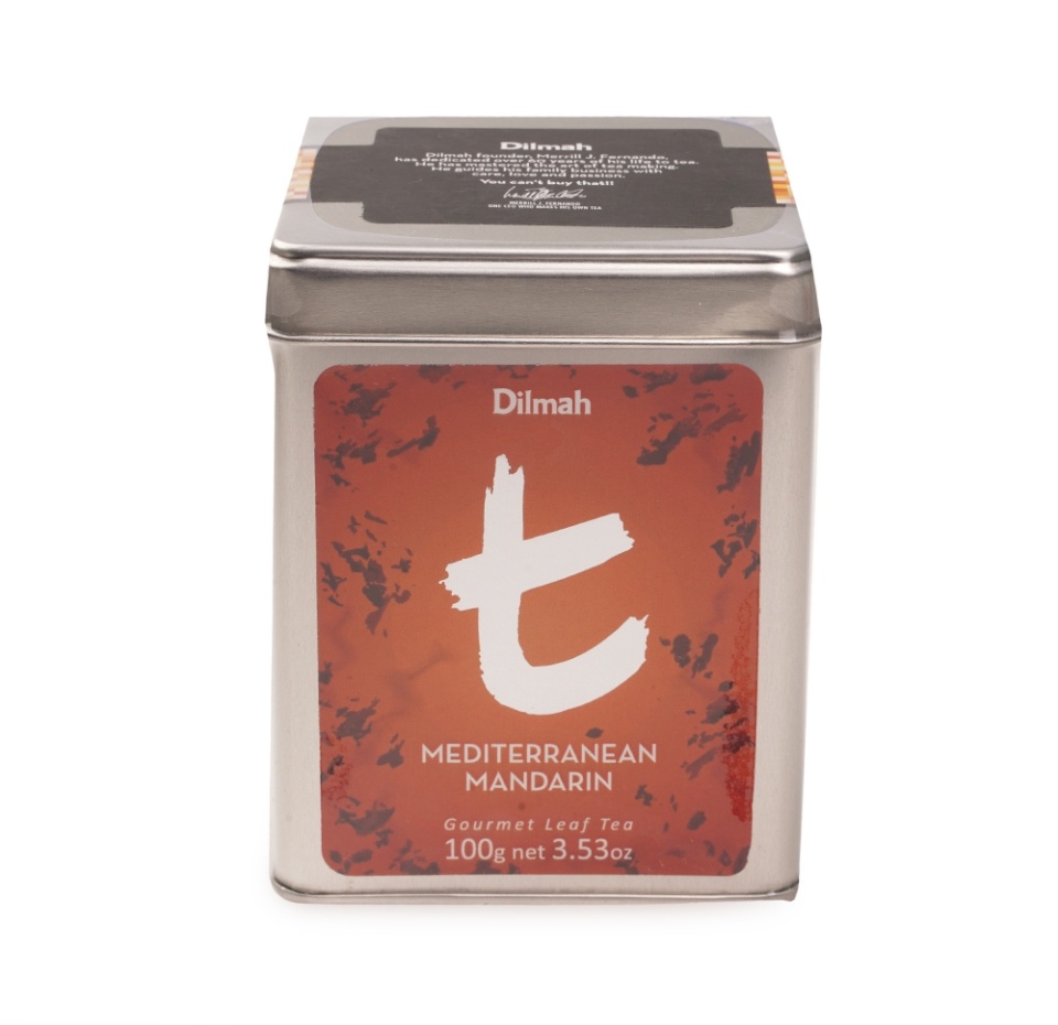 

Чай чёрный Dilmah Шри-Ланка средиземноморский мандарин листовой 100 г