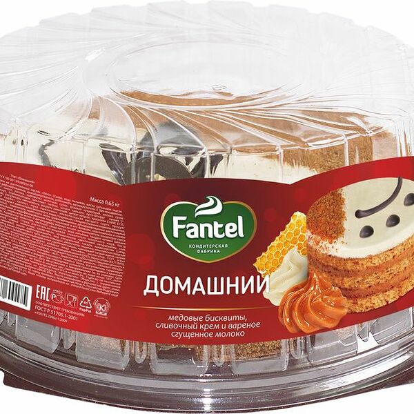 Торт Fantel Домашний 650г