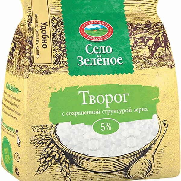 Творог Село Зеленое 5% 200г